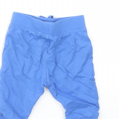 TU Boys Blue   Jogger Leggings Size 3-6 Months
