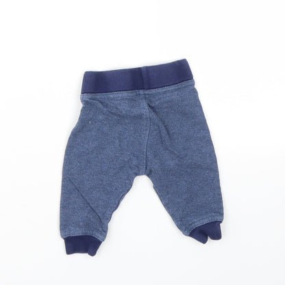 LILY&DAN Boys Blue   Capri Leggings Size 3-6 Months