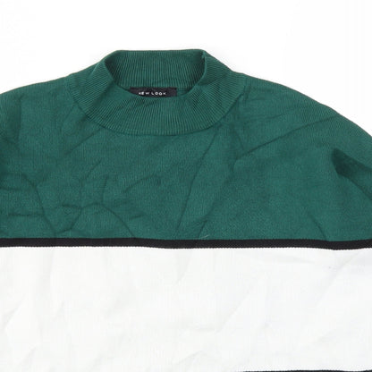 Womens UK Size S New Look Multicoloured Pullover Jumper
