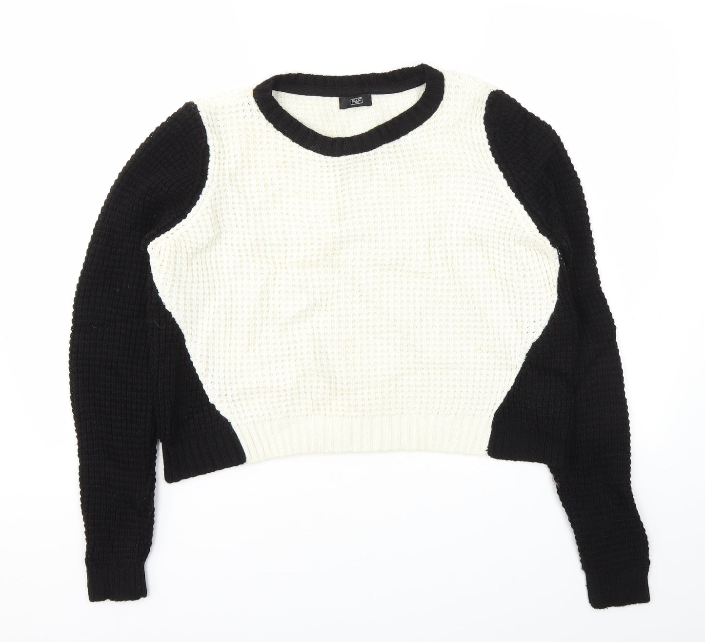 F&F Womens Black   Pullover Jumper Size 16