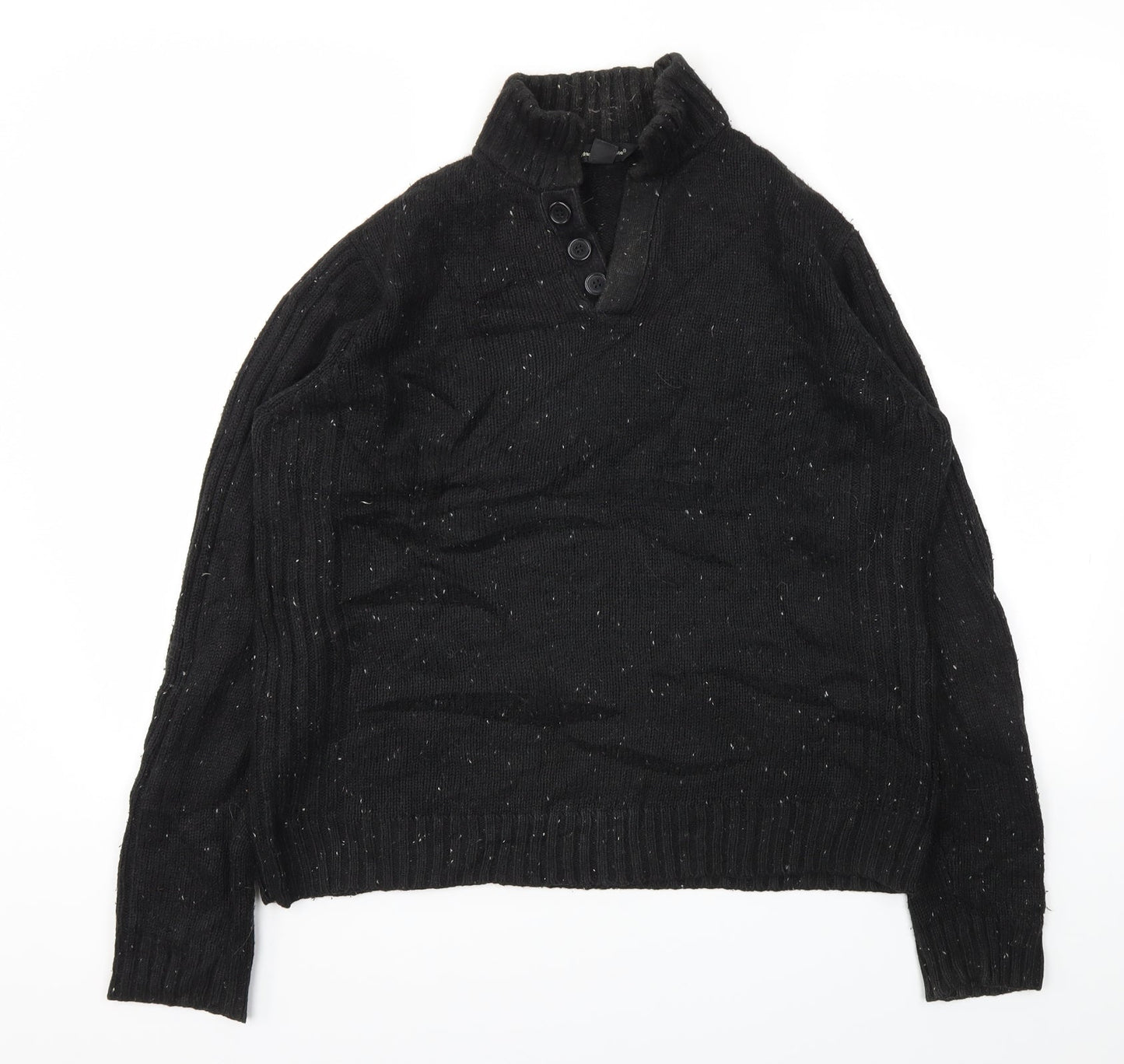 Mens UK Size M Cedar Wood State Black Pullover Sweatshirt