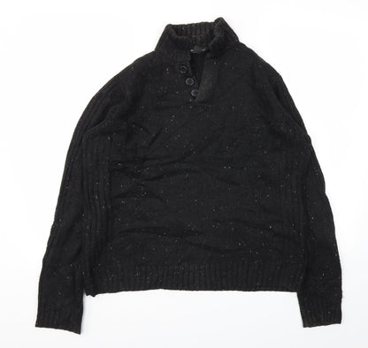 Mens UK Size M Cedar Wood State Black Pullover Sweatshirt