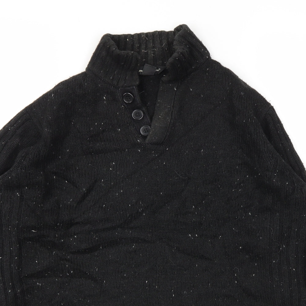 Mens UK Size M Cedar Wood State Black Pullover Sweatshirt