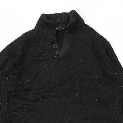 Mens UK Size M Cedar Wood State Black Pullover Sweatshirt