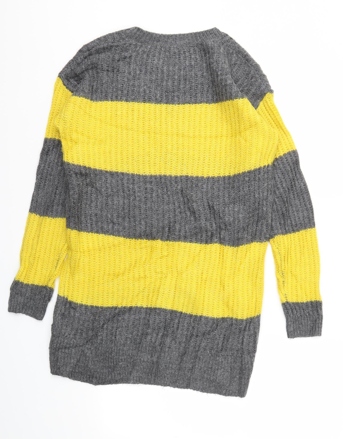 TU Womens Multicoloured Striped  Pullover Jumper Size 10