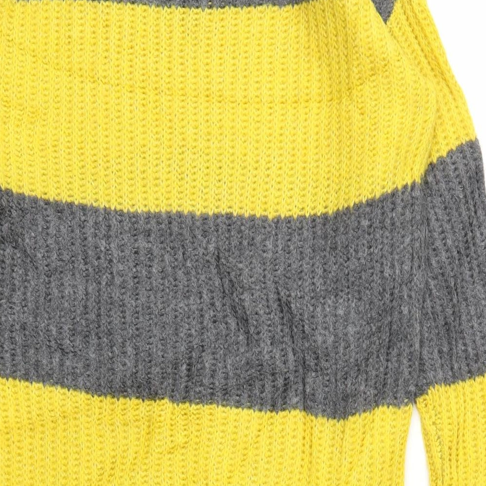 TU Womens Multicoloured Striped  Pullover Jumper Size 10