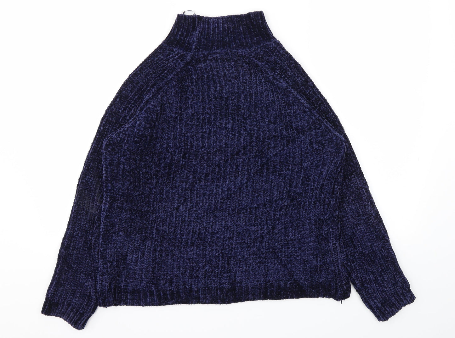 Womens UK Size 14 M&Co Blue Pullover Jumper