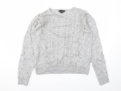 Dorothy Perkins Womens Grey   Pullover Jumper Size 14