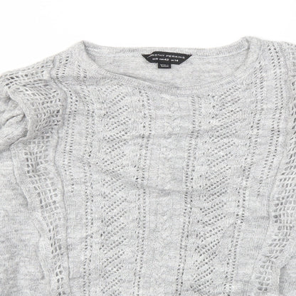 Dorothy Perkins Womens Grey   Pullover Jumper Size 14