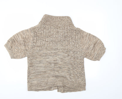 Womens UK Size L Ellie Louise Brown Cardigan Jumper