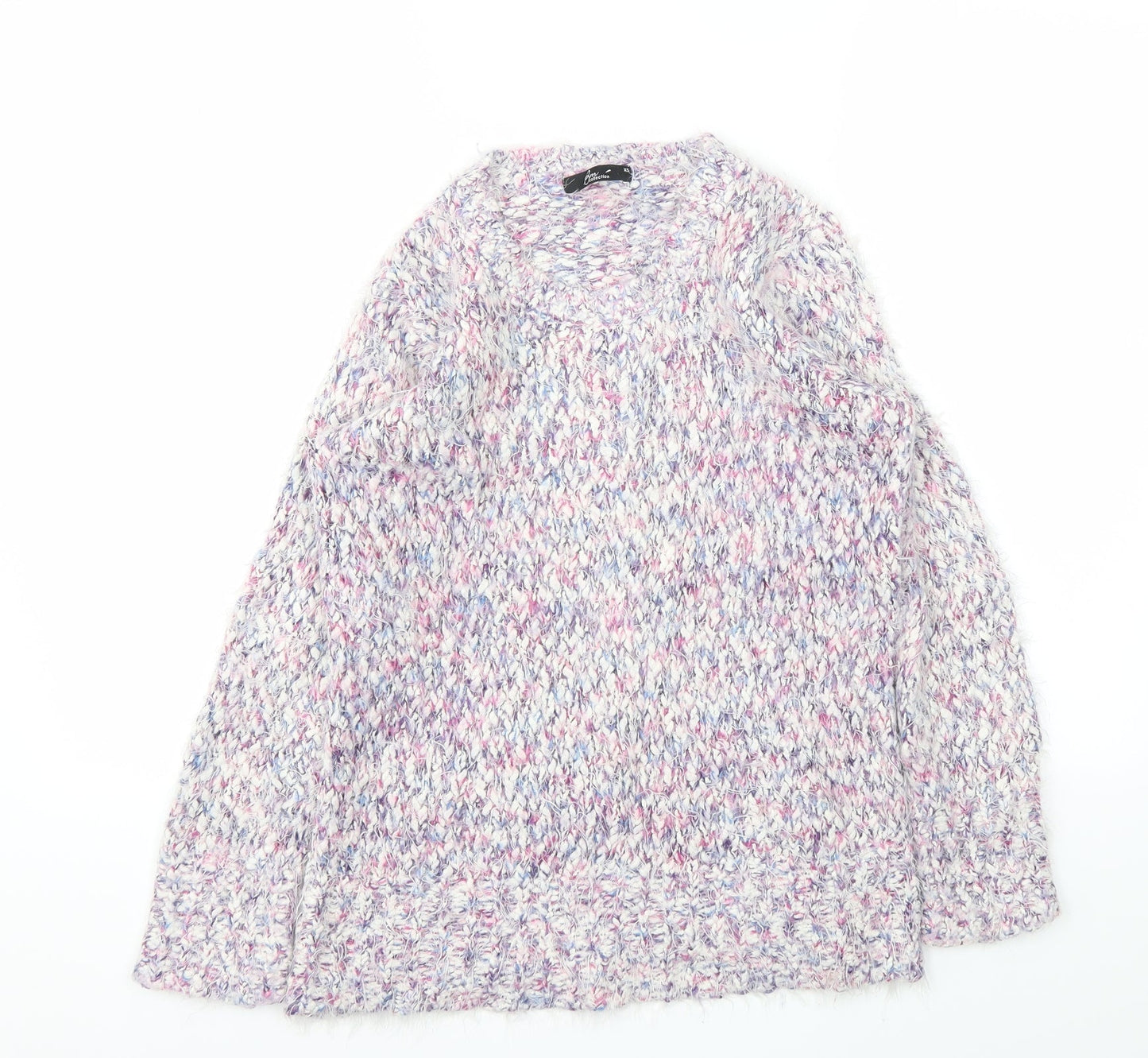 Womens UK Size XS BM Multicoloured Pullover Jumper