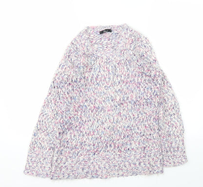 Womens UK Size XS BM Multicoloured Pullover Jumper