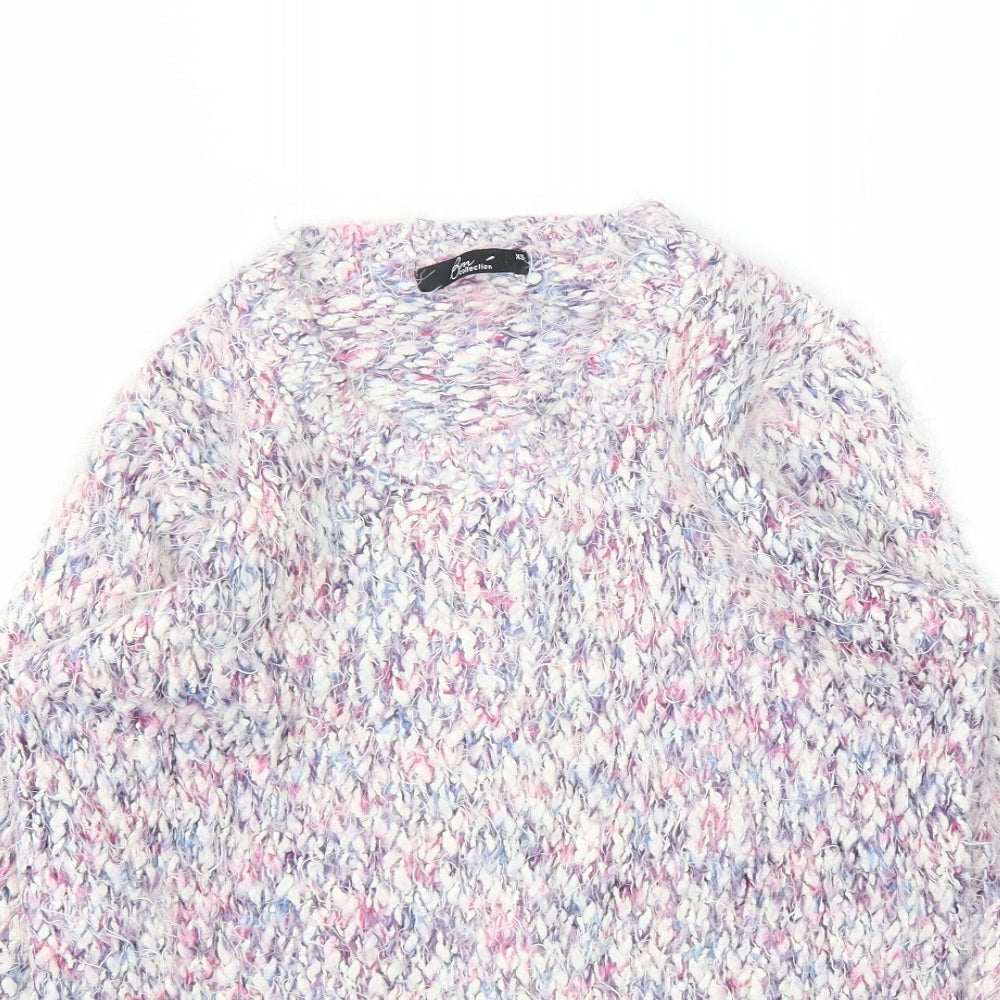 Womens UK Size XS BM Multicoloured Pullover Jumper