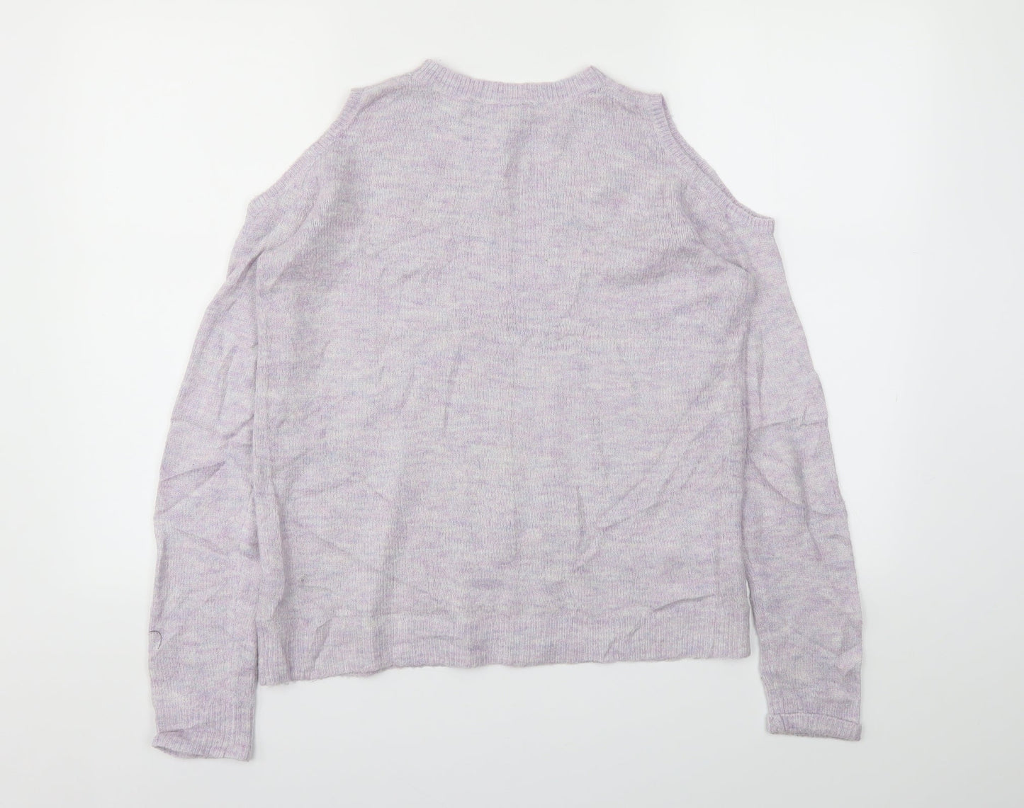 Womens UK Size 8 Dorothy Perkins Purple Basic T-Shirt