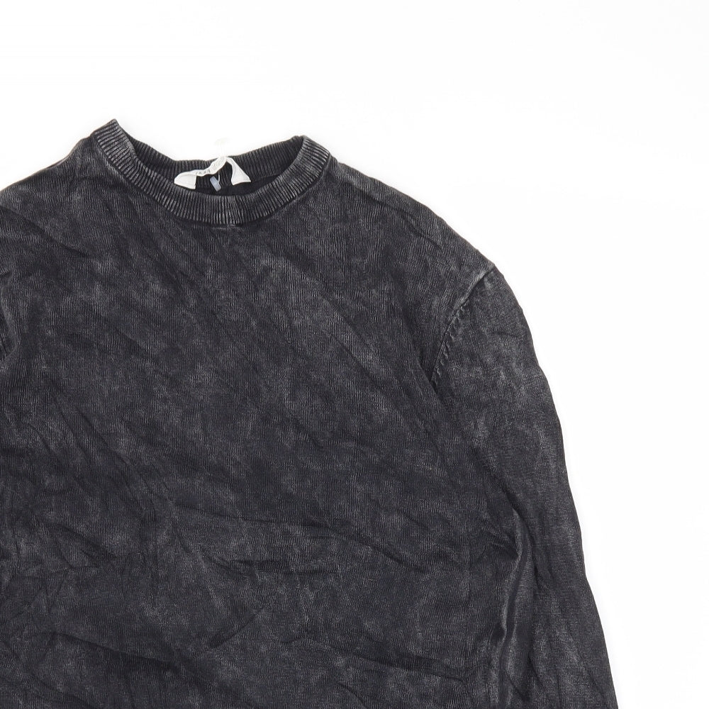 H&M Girls Grey   Jumper Dress  Size 14 Years