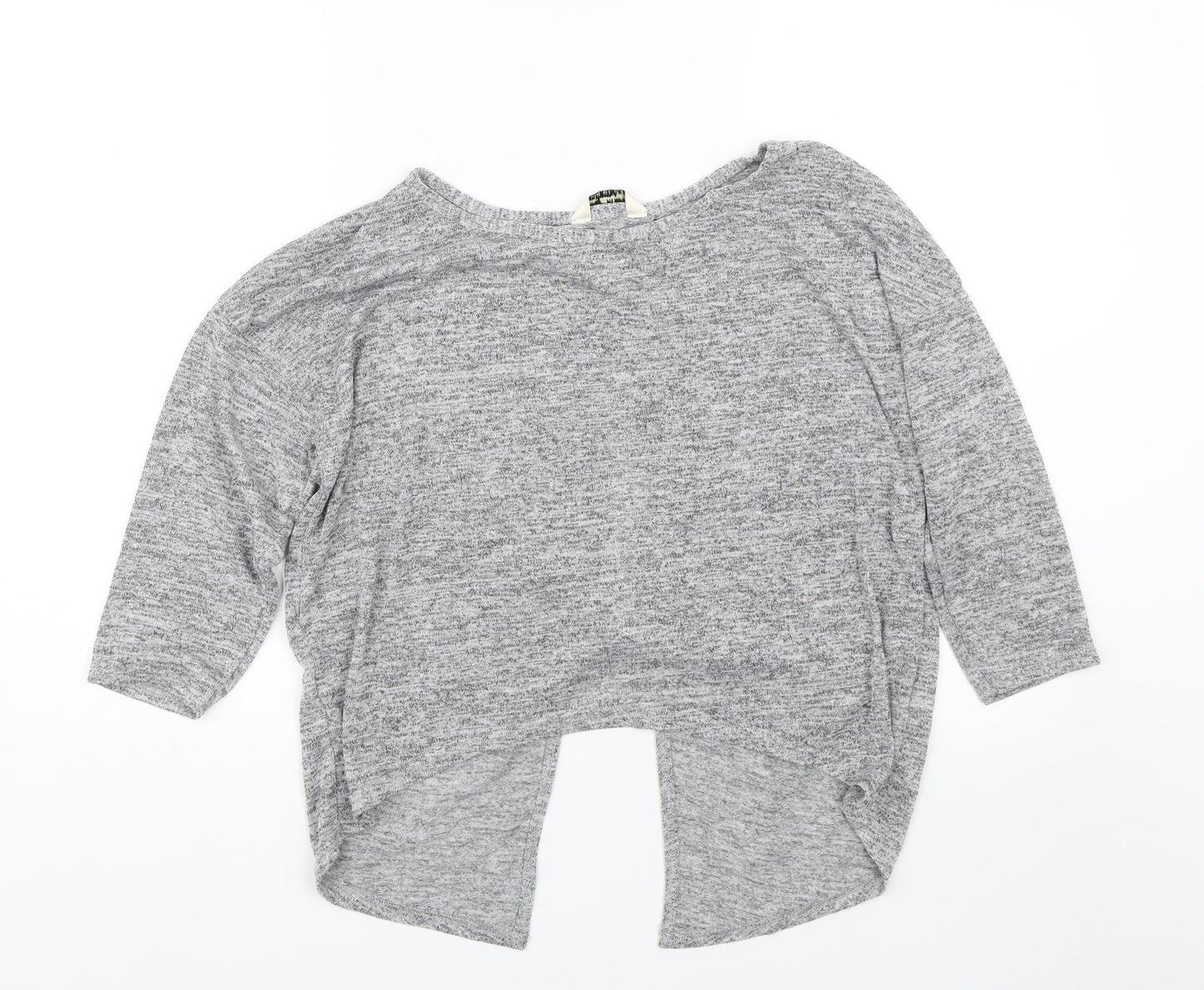 Miss Selfridge Womens Grey   Basic T-Shirt Size 12