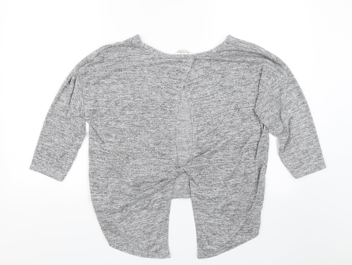 Miss Selfridge Womens Grey   Basic T-Shirt Size 12