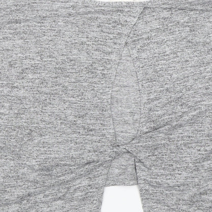 Miss Selfridge Womens Grey   Basic T-Shirt Size 12