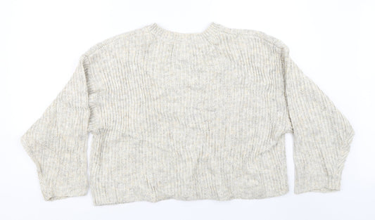 Womens UK Size S Topshop Beige Pullover Jumper