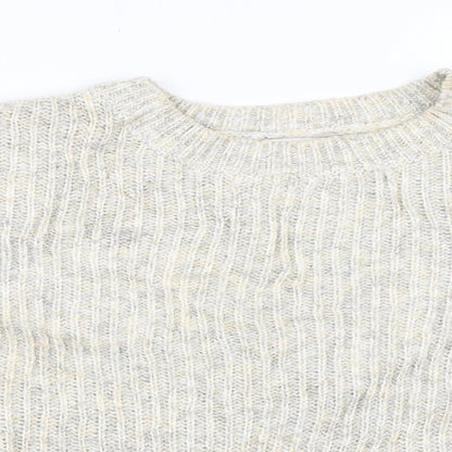 Womens UK Size S Topshop Beige Pullover Jumper