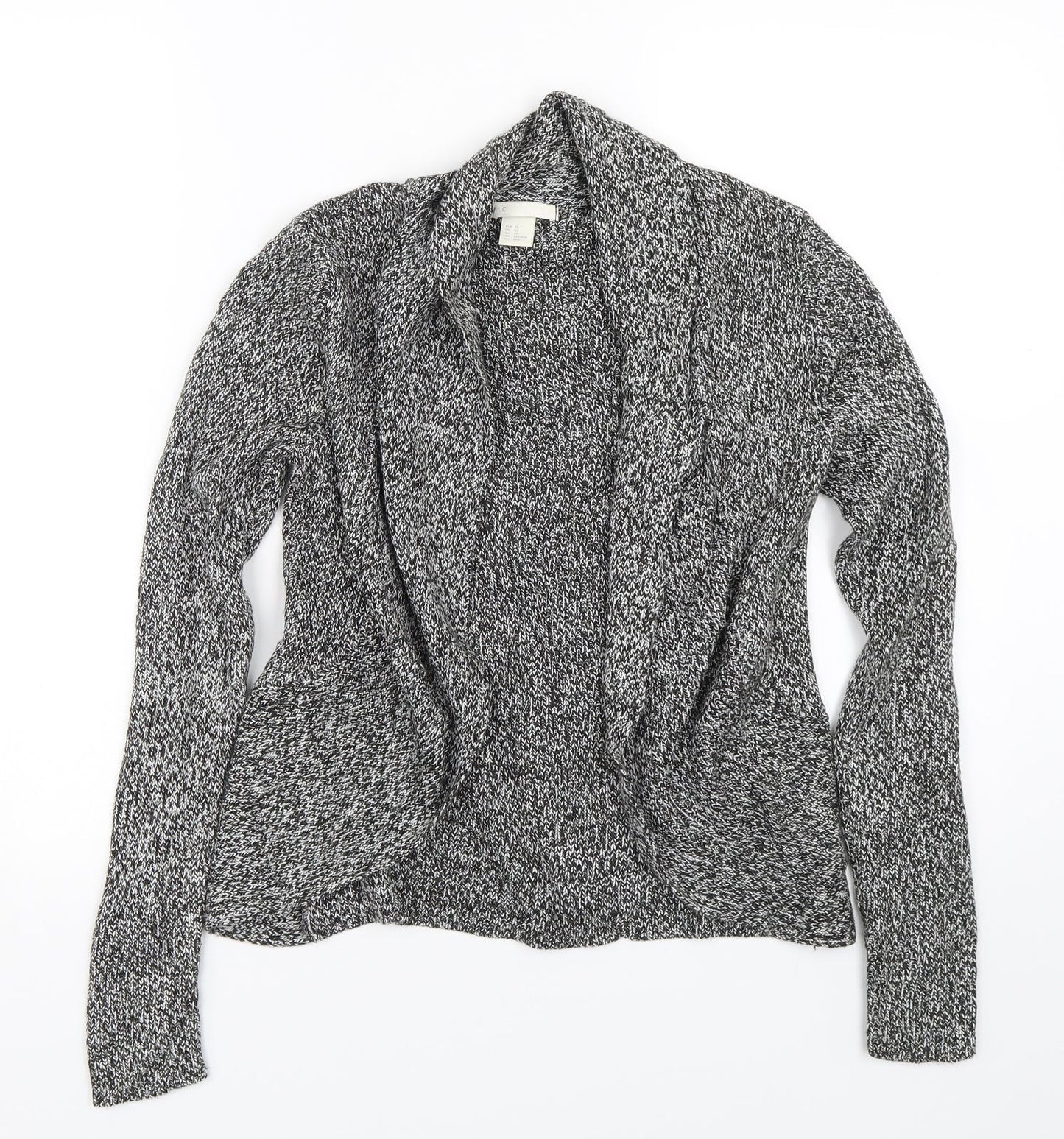 Womens UK Size XS H&M Black Cardigan Jumper
