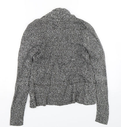Womens UK Size XS H&M Black Cardigan Jumper
