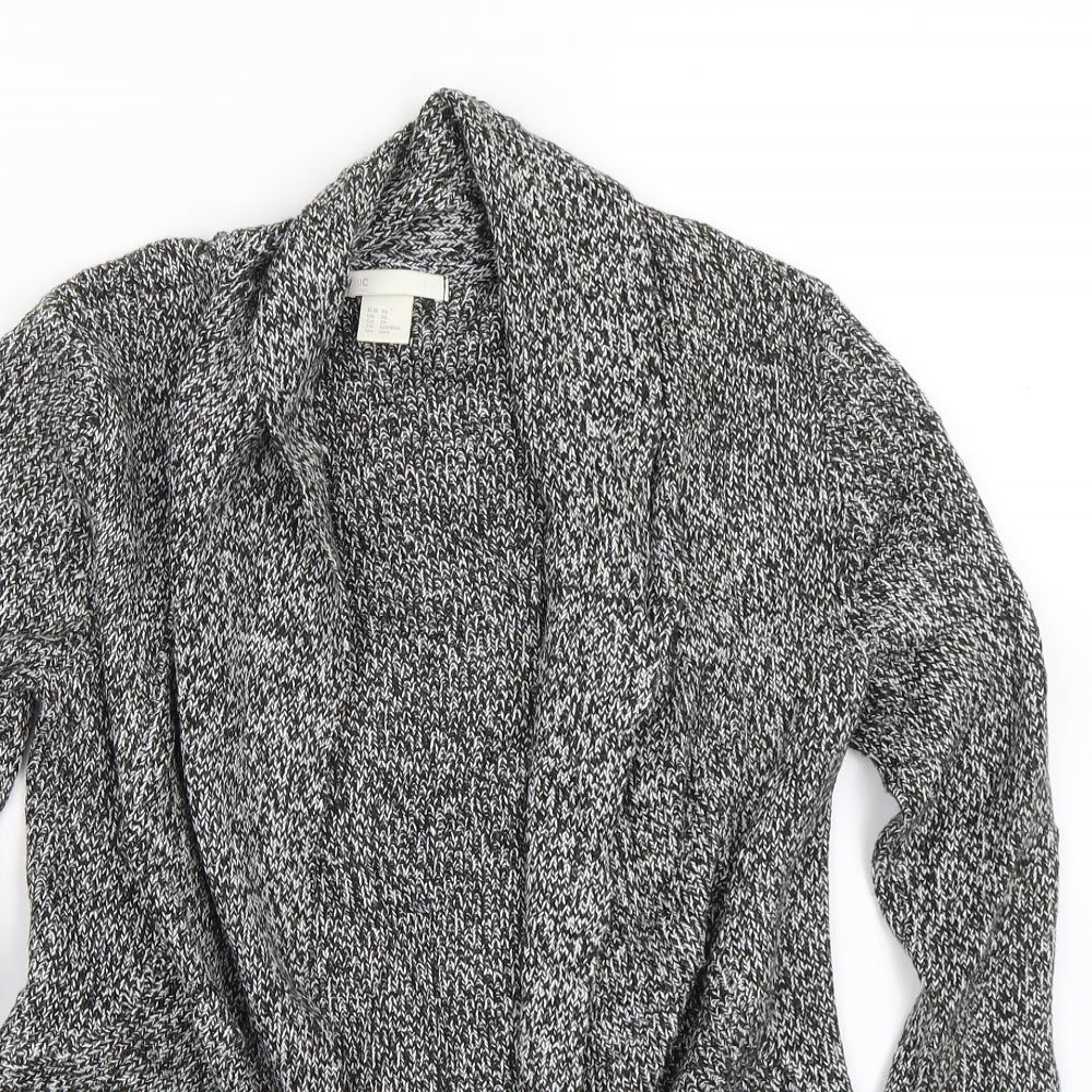 Womens UK Size XS H&M Black Cardigan Jumper