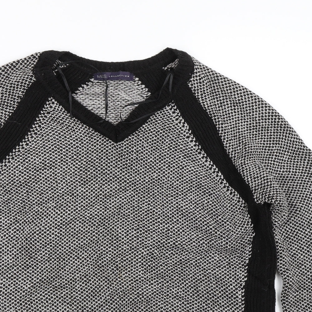 Womens UK Size 14 M&S Grey Pullover Jumper