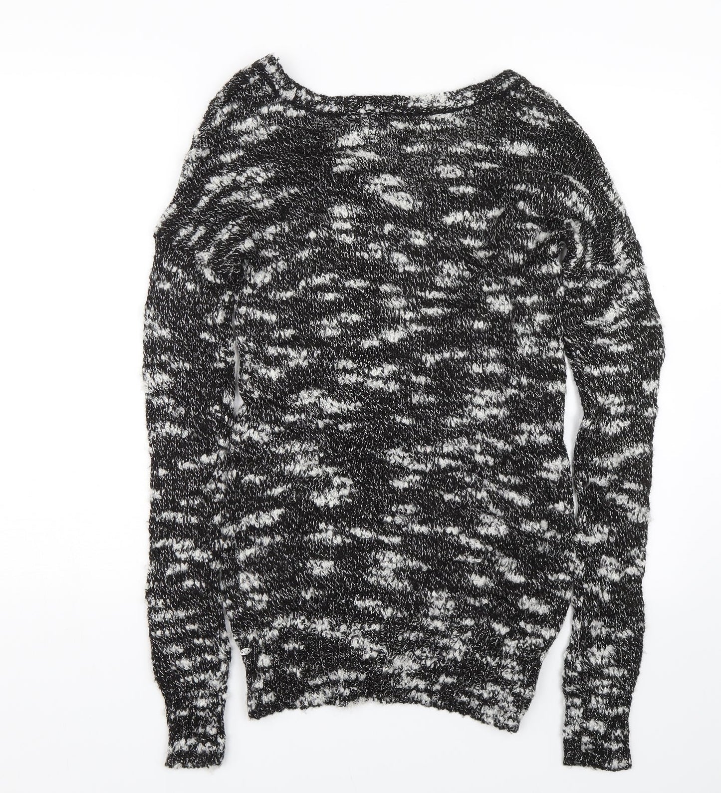 American Outfitters Womens Black  Knit Pullover Jumper Size S