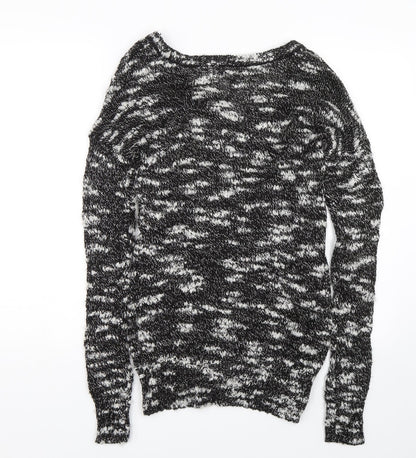 American Outfitters Womens Black  Knit Pullover Jumper Size S