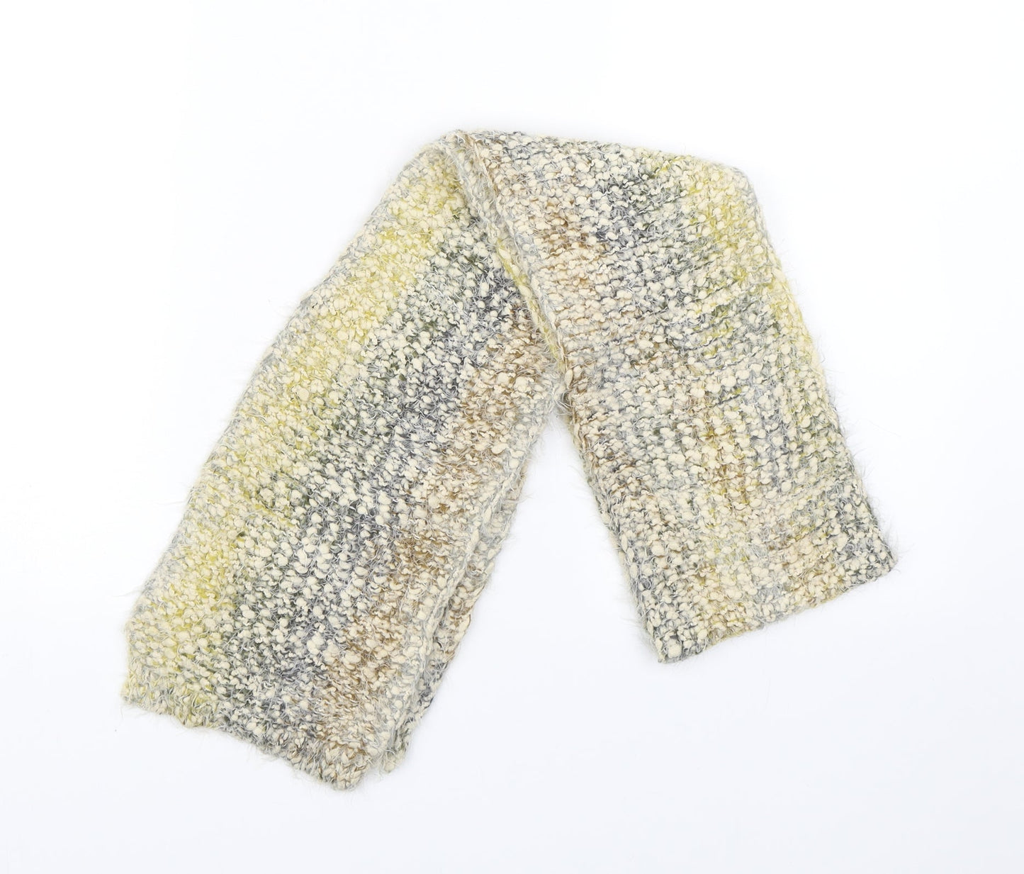 M&S Womens Yellow  Knit  Scarf