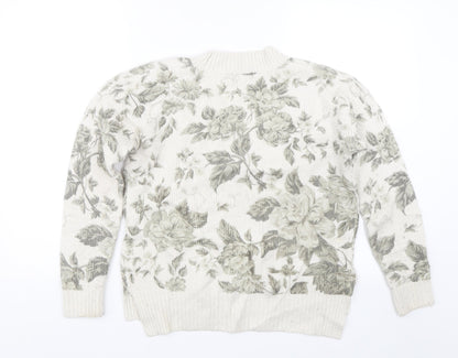 Womens UK Size 10 NEXT Beige Pullover Jumper