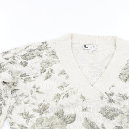Womens UK Size 10 NEXT Beige Pullover Jumper