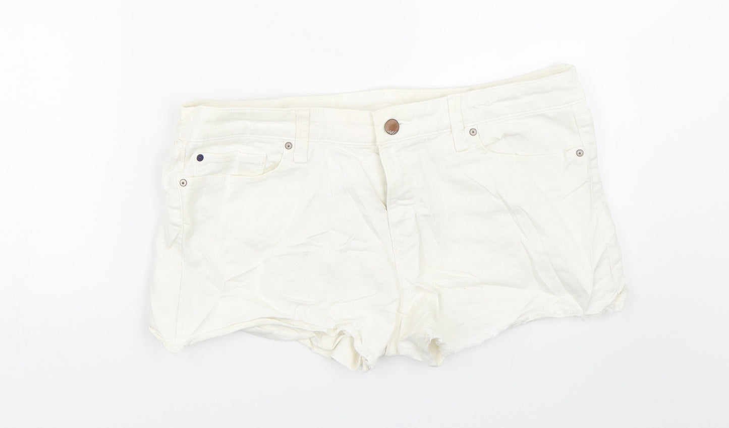 Gap Womens White  Denim Mom Shorts Size 30 - Summer