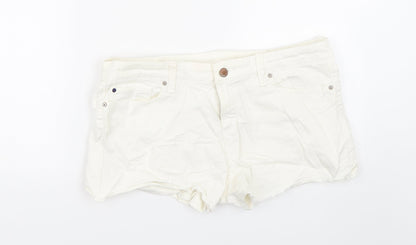 Gap Womens White  Denim Mom Shorts Size 30 - Summer