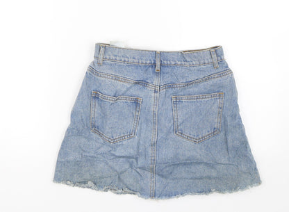 John California Womens Blue  Denim Skater Skirt Size S  - Summer