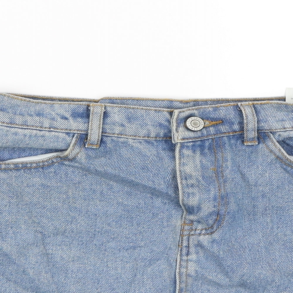 John California Womens Blue  Denim Skater Skirt Size S  - Summer