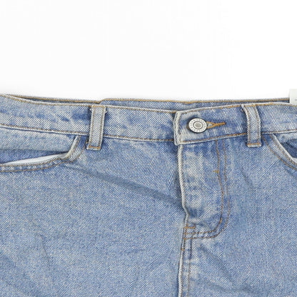 John California Womens Blue  Denim Skater Skirt Size S  - Summer