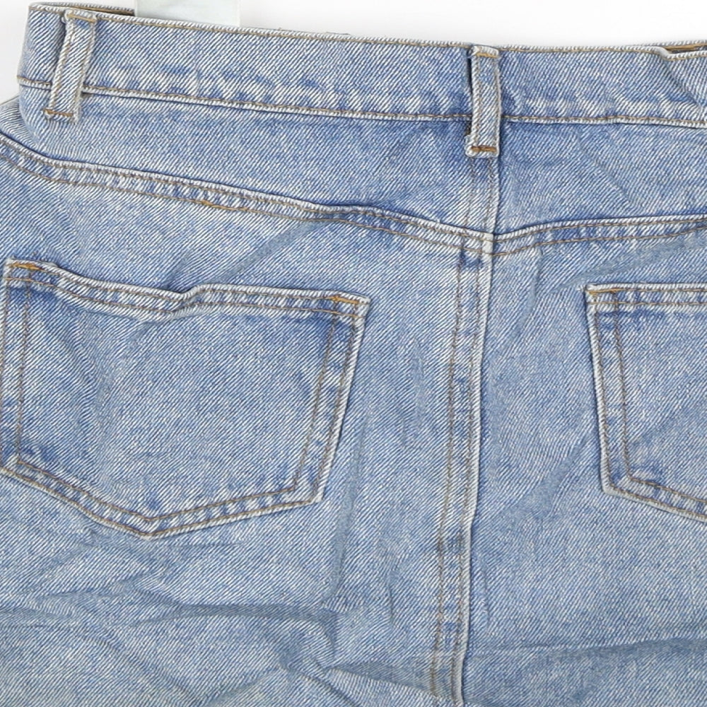 John California Womens Blue  Denim Skater Skirt Size S  - Summer