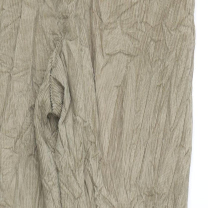 M&S Mens Green  Corduroy Trousers  Size 40 L25 in