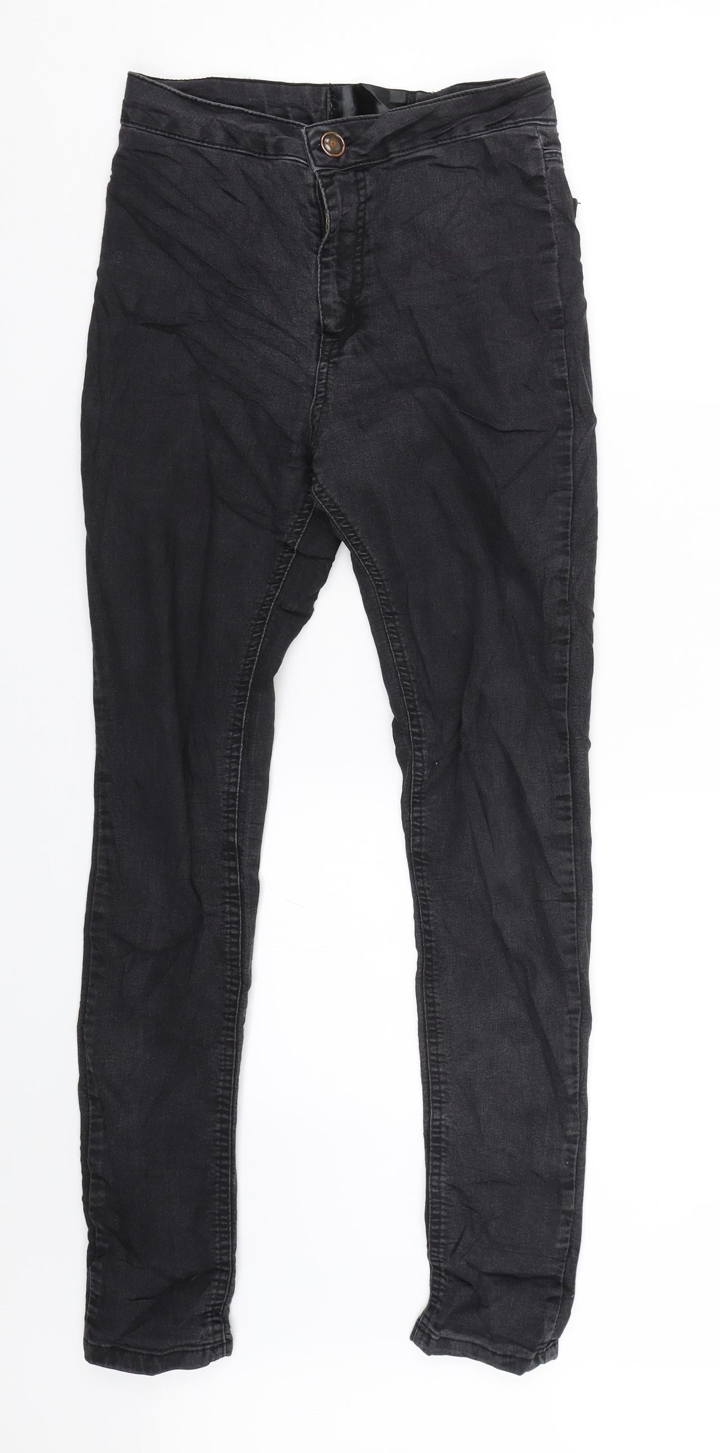 New Look Womens Black  Denim Skinny Jeans Size 8 L27.5 in