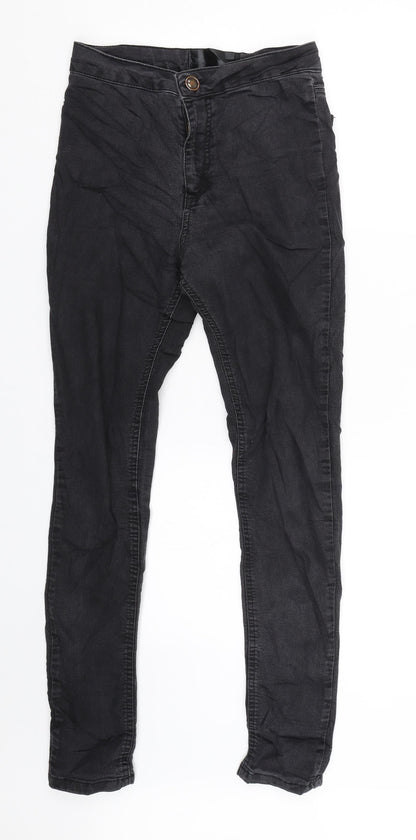 New Look Womens Black  Denim Skinny Jeans Size 8 L27.5 in