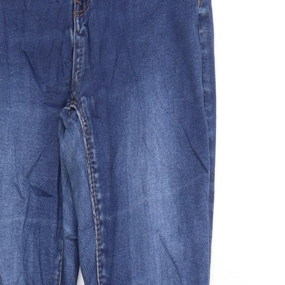 New Look Girls Blue  Denim Skinny Jeans Size 13 Years - Distressed