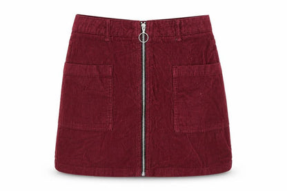 Womens UK Size 10 Topshop Straight & Pencil Corduroy Skirt
