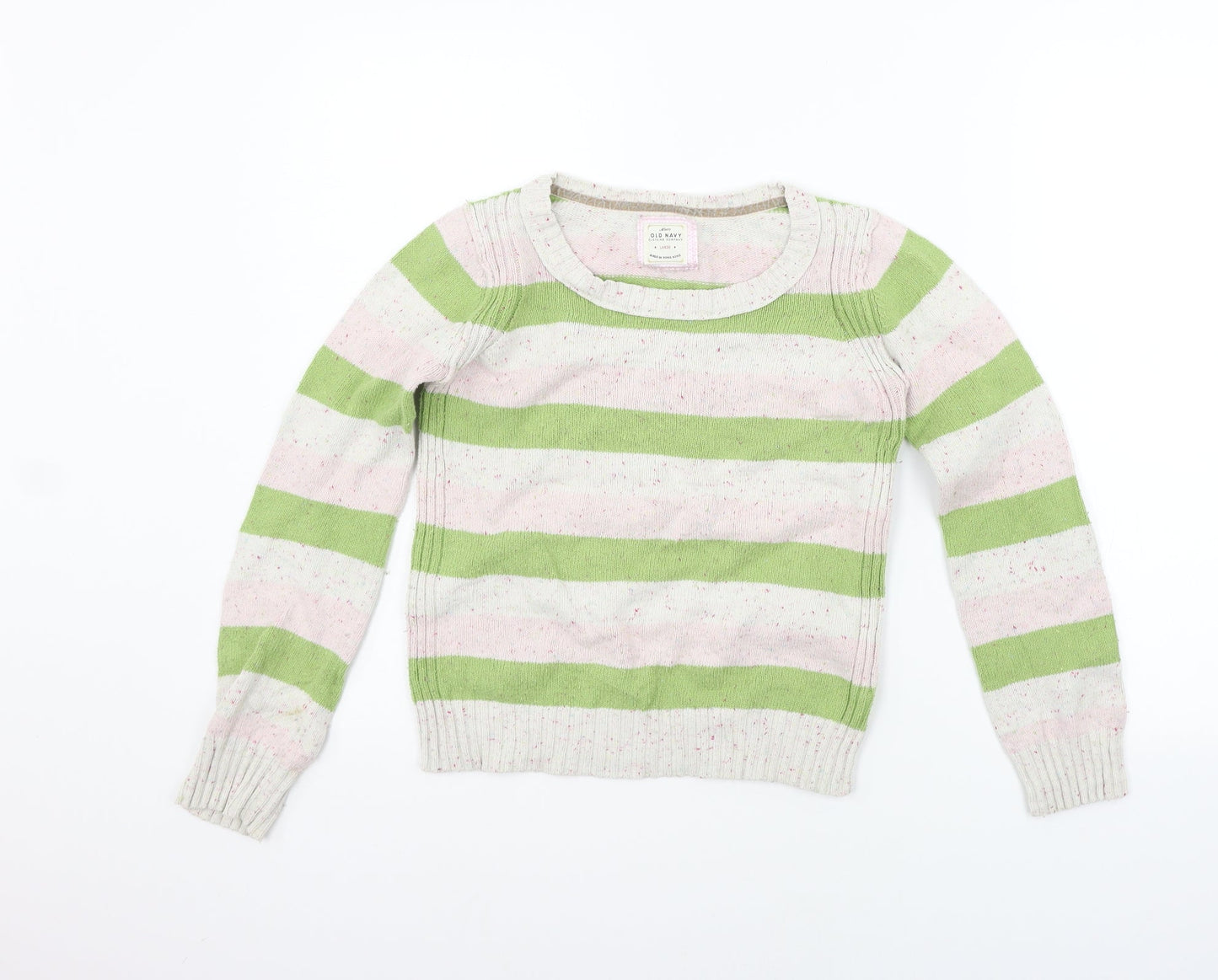 Womens UK Size L Old Navy Green Pullover Jumper