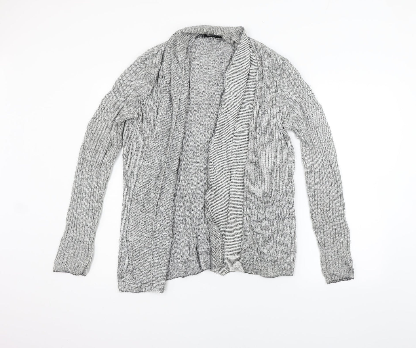 Womens UK Size L Cedar Wood State Grey Cardigan Jumper