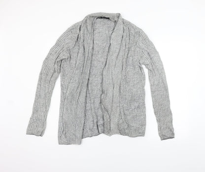 Womens UK Size L Cedar Wood State Grey Cardigan Jumper