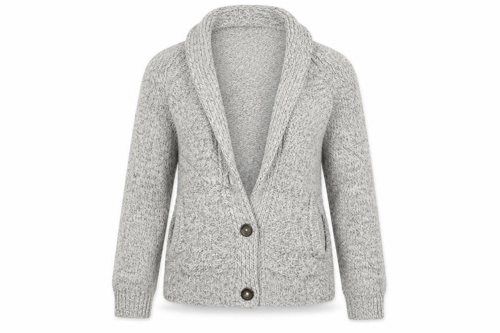 Womens UK Size M F&F Grey Cardigan Jumper