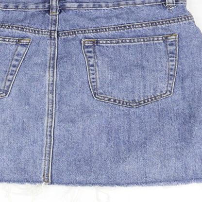 GLASSONS  Womens Blue   A-Line Skirt Size 10
