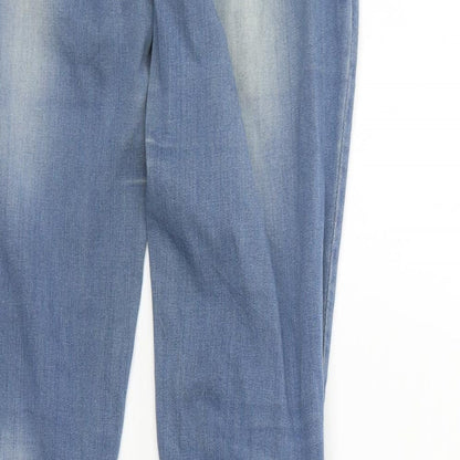 best curve Womens Blue   Straight Jeans Size 28 in L31 in